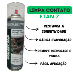 Limpa Contato Eletrônico Spray Aerossol Etaniz 300ml Envio Hiper Expresso MAX