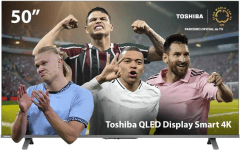Smart TV QLED 50″ 4K Toshiba 50C450NS Google TV 3 HDMI 2 USB Wi-Fi – TB034M