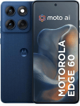 Smartphone Motorola Edge 60 5G – 512GB 24GB (12GB RAM+12GB Ram Boost) Tela Quad-Curve moto AI 50MP Sony Camera ultrarresistencia militar IP68 + IP69 – Azul Marinho