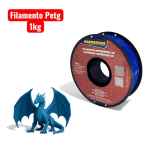 Filamento 3D PETG 1kg 1,75mm Impressão Masterprint Premium Varias Cores