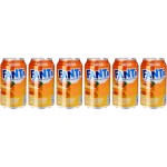 Pack de Fanta Laranja Zero lata 350ml 6 unidades