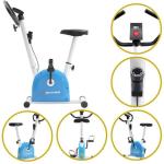 Bicicleta Ergométrica Vertical Fit 3.0 Pro Mile Fitness Azul Exercício em Casa Monitor de Desempenho Silenciosa Confortável Suporta até 120 kg – EVOLUX