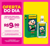 Perfume Cebolinha 25ml Edição Limitada Frasco De Vidro – Jequiti