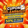Cupom de 50% de Cashback com limite de 1500 moedas na Shopee