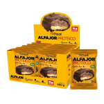 Alfajor proteíco de avelã sem adição de açúcar topway caixa com 10 un 40g