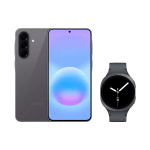Galaxy A57 5G (128GB) – Cinza + Galaxy Watch8 BT 40mm – Grafite