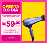 Secador de Cabelo Glossy Color 2000W Secagem Rápida – Elgin