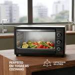 Xalingo Forno Elétrico 66 Litros 1800W 6 Resistências Best 127v, Kitchen