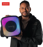 Caixa de Som PartyBox AIWA PB-07 Bluetooth 8H RGB USB TWS Preto