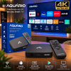 Smart TV Box Aquário STV-3000 Plus Sistema Android TV 4K 16GB Cor Preto