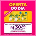 Leite em po ninho integral sachet 350g nestle – 3 Unidades