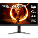 Monitor Gamer AOC AGON QUAD 27″ QHD 180Hz 0,5ms IPS HDR10 Base Ajustável Q27G4F