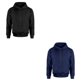 Blusa Moletom Masculina Liso Algodão Com Capuz Bolso