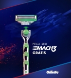 Peça seu Gillette MACH3 Grátis