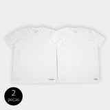 Kit de 2 Camisetas Calvin Klein Básicas Masculina