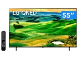 Smart TV 55” 4K NanoCell LG Quantum Dot QNED 120Hz – AI Processor Wi-Fi Bluetooth HDR Alexa 55QNED80