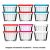 Tigela de Vidro Americano 4210 150ml 12 Peças Cores Sortidas – Nadir
