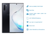 Smartphone Samsung Galaxy Note 10+ 256GB Preto 4G – 12GB RAM 6,8” Câm. Quadrupla + Câm. Selfie 10MP