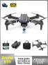 Drone Quadcopter 4K HD Dobrável Com Controle Remoto E Manutenção De Altitude Para Vigilância UAV – other