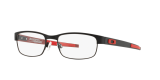 Oakley Carbon Plate Ferrari OX5079 03 Preto / Vermelho Ferrari Lente Tam 54