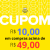 Cupom de R$ 10,00 em compras acima de R$ 49,00 no Mercado Livre