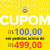 Cupom de R$ 100,00 de desconto em pedidos acima de R$ 499,00 no Mercado Livre