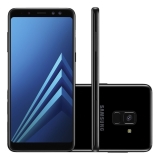 Smartphone Samsung Galaxy A8 SM-A530FZKKZTO 64GB Preto Tela 5.6″ Câmera 16MP Android 7.1