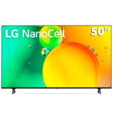 Smart TV 50″ LG 4K NanoCell 50NANO75 HDMI 2.0, Nvidia GEFORCE NOW, ThinQ AI, Smart Magic, Google, Alexa