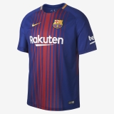 Camiseta Nike Barcelona I 2017/2018 Torcedor Masculina