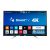 Smart TV LED 55″ Philips 55PUG6102/78 Ultra HD 4K 4 HDMI 2 USB Preta com Conversor Digital Integrado