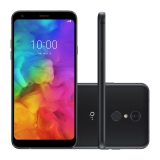 Smartphone LG Q7+ 64GB Preto 4G Tela 5.5″ Câmera 16MP Android 8.1 Oreo