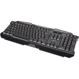 Teclado Gamer com Fio PC Trust GXT280 com Iluminação Multicolor
