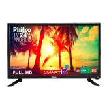 Smart TV LED 24″ Philco PTV24N91SA Full HD 1 HDMI 2 USB Preta