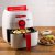 Fritadeira Sem Óleo Colors Fritalight 2,5L Branca Com Vermelho Fun Kitchen 220V Com 2 Anos De Garantia