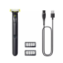 Aparador de Pelos Philips Oneblade QP1424/10, á Prova D´água, Preto, Bivolt