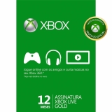 Game Microsoft Xbox Live – 12 Month Gold Card