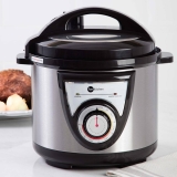 Panela de Pressão Elétrica Fun Kitchen Preta 4L