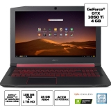 Notebook Gamer Acer Nitro 5 AN515-52-75GW Intel® Core™ i7-8750H 8ª Geração RAM de 16GB HD de 1TB SSD de 128GB GeForce® GTX 1050 Tela 15.6” Endless OS