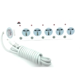 Extensão Elétrica Tomada 16 Entradas Com 5 Padrão Universal