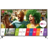 Smart TV LG LED 49″ Ultra 4K HD 49UJ6525 Com Conversor Digital 4 HDMI 2 USB 120Hz Painel Ips, WebOS 3.5, HDR e Magic Mobile