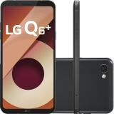 Smartphone LG Q6 Plus Dual Chip Android 7.0 Tela 5.5″ Full Hd+ Snapdragon MSM8940 64GB 4G Câmera 13MP – Preto