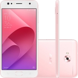 Smartphone Asus 4 Selfie Dual Chip Android 7 Tela 5.5″ Snapdragon 64GB 4G Wi-Fi Câmera Traseira 16MP Dual Frontal 20 + 8MP – Rosê Gold