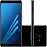 Smartphone Samsung Galaxy A8 Dual Chip Android 7.1 Tela 5.6″ Octa-Core 2.2GHz 64GB 4G Câmera 16MP – Preto