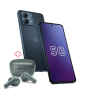 Kit Motorola Moto G84 + Moto Buds 135 5G 256GB + 8 GB RAM Tela 6,55″ Poled Bateria 5000 mAh Grafite