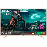 Smart TV LED 40″ Philco PTV40E21DSWNC Full HD com Conversor Digital 2 HDMI 2 USB Wi-Fi 60Hz – Champagne