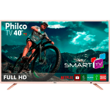 Smart TV LED 40″ Philco PTV40E21DSWNC Full HD com Conversor Digital 2 HDMI 2 USB Wi-Fi 60Hz – Champagne