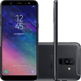Smartphone Samsung Galaxy A6+ Dual Chip Android 8.0 Tela 6″ Octa-Core 1.8GHz 64GB 4G Câmera 16MP F1.7 + 5MP F1.9 (Dual Cam) – Preto