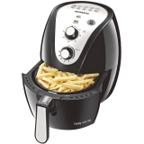 Fritadeira Elétrica Sem Óleo – Air Fryer Mondial AF-25 Family 3,2 L Inox Preta com Timer