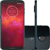 Smartphone Motorola Moto Z3 Play Dual Chip Android Oreo – 8.0 Tela 6″ Octa-Core 1.8 GHz 64GB 4G Câmera 12 + 5MP (Dual Traseira) – Índigo