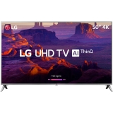 Smart TV LED 50″ LG 50UK6510 Ultra HD 4k com Conversor Digital 4 HDMI 2 USB Wi-Fi ThinQ AI WebOS 4.0 60Hz Inteligencia Artificial – Prata